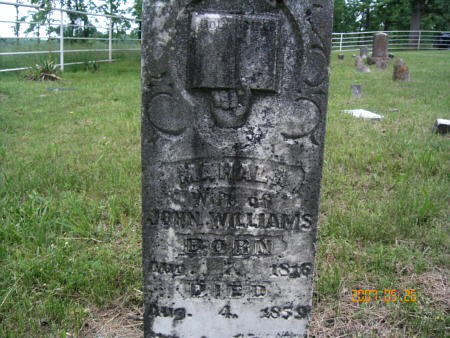  Mahala Williams, wife of John Williams 