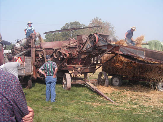  Old Threshing Machine 