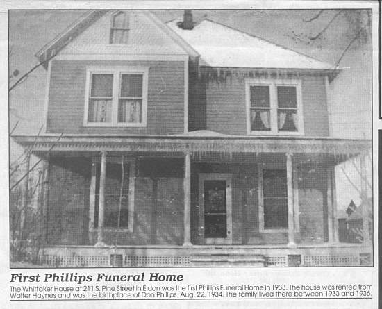  15 first funeral home Whitaker house 