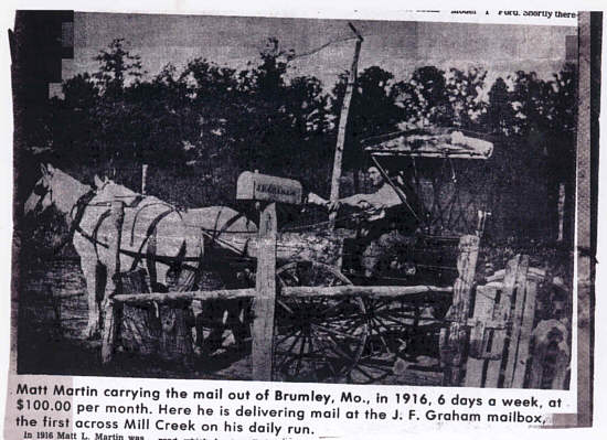  24 Matt Martin Brumley rural mail carrier 