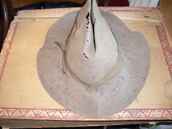  13 hat from Spanish American War 