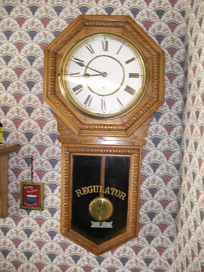  24 Anchor Mill Regulator Clock 