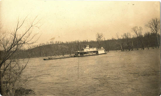 26 Homer C. Wright with load of wheat. Big river 