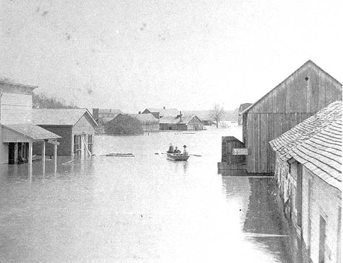 19 Downtown Tuscumbia Flood Scene