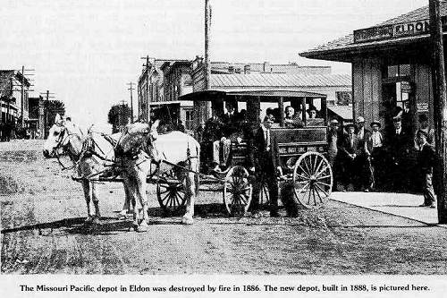 05 Missouri Pacific Depot in Eldon -1888