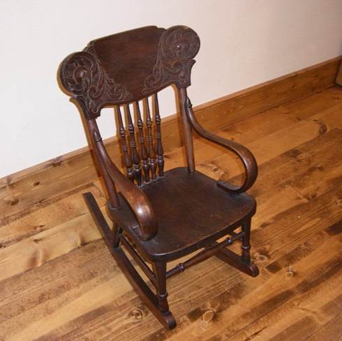 Antique Childs Rocking Chair