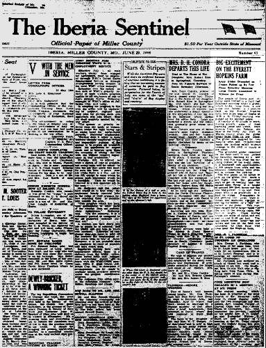 13 Iberia Sentinel - June 29, 1944