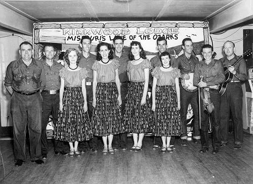 15 Lake of the Ozarks Square Dance Team - Lee and Joyce Fourth and Fifth from Left