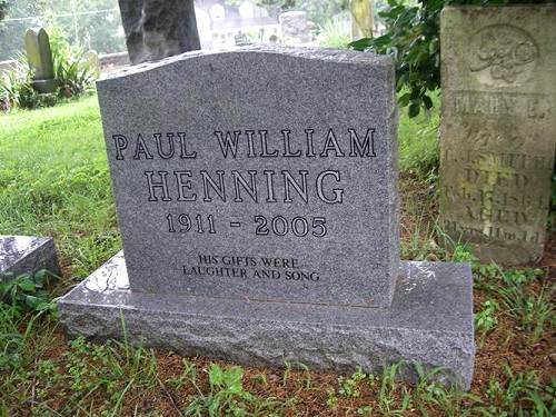 14 Paul Henning Tombstone