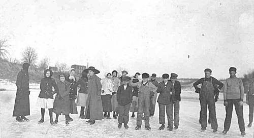 30 Ice Skating on the Osage River