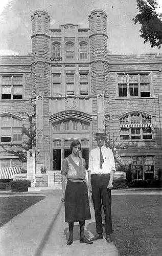 16 Clare Buster at College - 1923