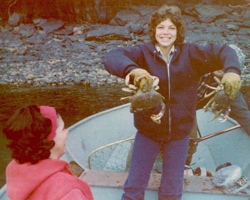 18 Christy with Crabs - 1976