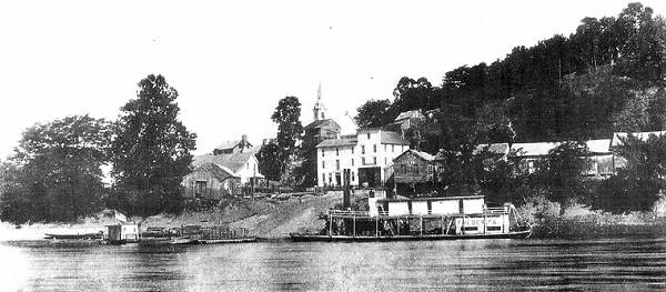 10 Steamer Frederick at Tuscumbia Landing