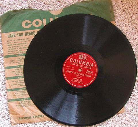 05 Gene Autry 78 rpm - Rudolph The Red Nosed Reindeer