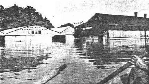 08 Depot and Pope's Lumber Yard - 1941