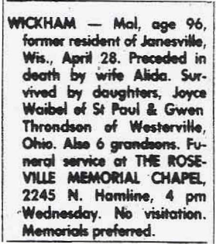 06 Mal Wickham Obit