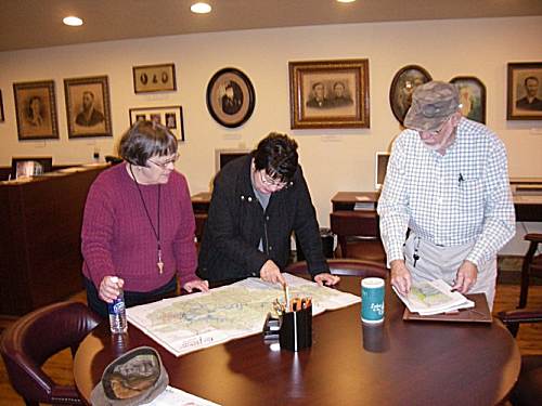 38 Nancy Thompson, Judy Pryor and Dwight Weaver