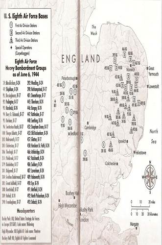 20 U.S. Eighth Air Force Bases