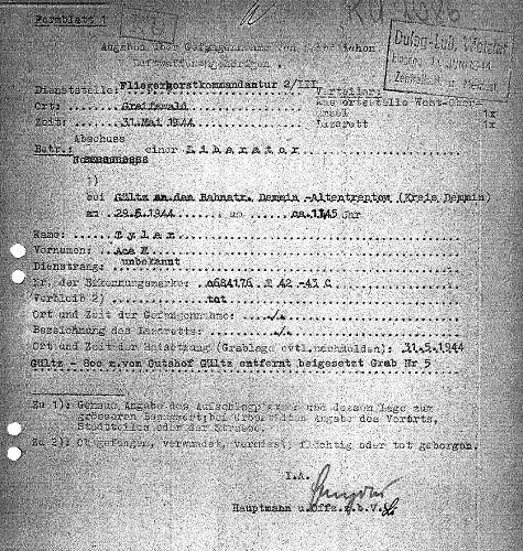 37 German Crash Report