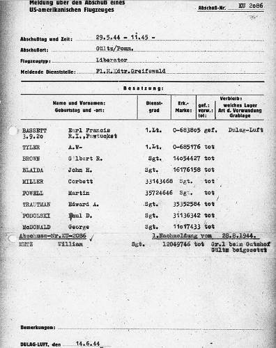 41 German Crash Report