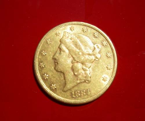58 Gold Coin from 1884