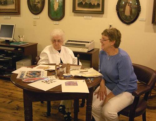 71 Quiller Marianne Dennie with friend Pauline Hicks