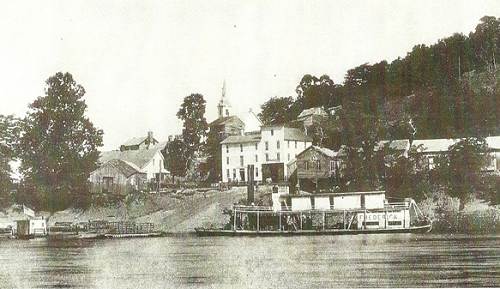 25 Steamer Frederick at Tuscumbia Landing