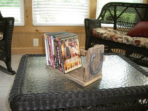 25 Barn Wood DVD Holder