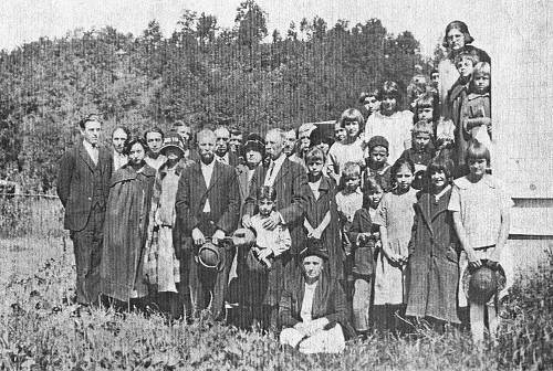 48 Oliver Brockman - Left - Sunday School at Bagnell Church - 28 SEP 1924