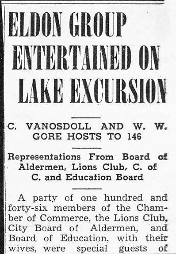 58 Lake Excursion - 1940