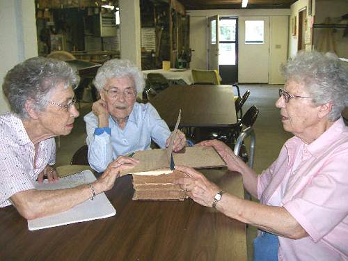 25 Lucille Brown Shockley Brightwell, Lena Brown Bear and Doris Brown Porter