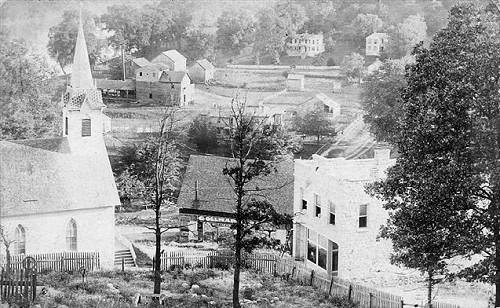 02 Goosebottom from above Presbyterian Church and Bank