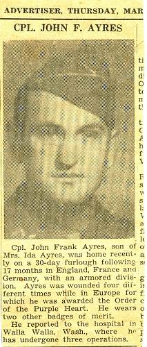 23a Cpl. John Frank Ayres