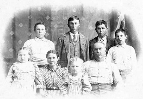 12 William George and Sarah Leona Harrison Carrender Family