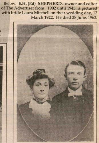 40 Ed Shepherd and wife Laura Mitchell