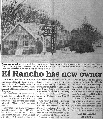 35a El Rancho Article