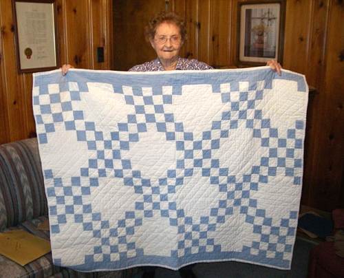 53 Quilt made by Cynthia Hawkins Spearman displayed by Judy Hawkins
