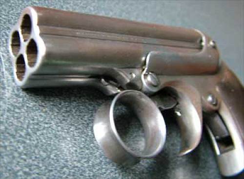 08 1861 Remington Elliot 4 Barrel .32 Rim Fire Derringer