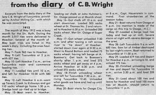 20 C.B. Wright Diary - 20 May 1912