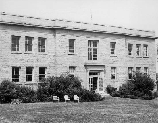 32 Aministration Building - Northeast Side Entrance