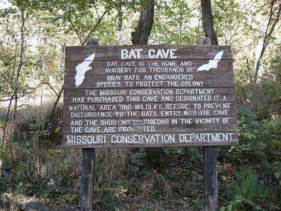 46 Bat Cave Sign