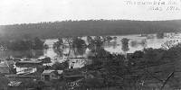 11 1912 Flood overlooking Goosebottom and looking South during Flood
