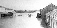 16 1916 Flood Looking downriver just below Hauenstein's Store