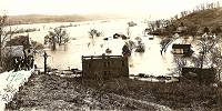 26 1922 Flood Overlooking Park to the Southwest