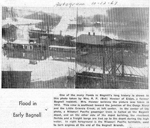 30 1912 Flood in early Bagnell