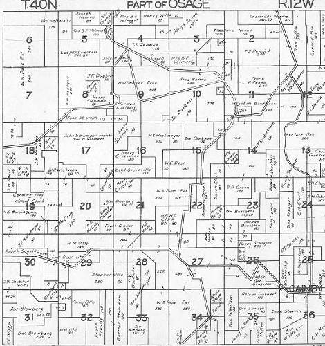 03 Osage Township - T40N-R12W - S30 and 31 - Doubikin Farm