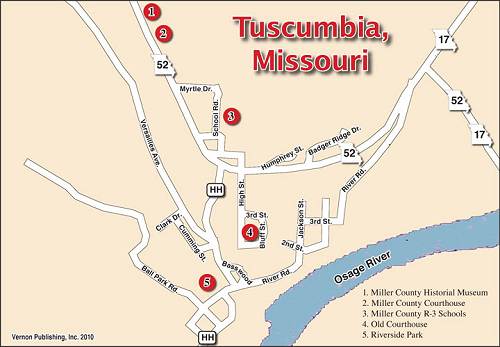 23 Tuscumbia City Map