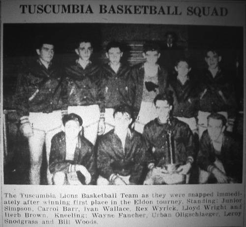 23 Tuscumbia Basketball Team - 1940