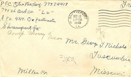 29 Otis Nixdorf Envelope - Front Side