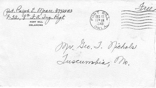 39 Ralph Moore Envelope